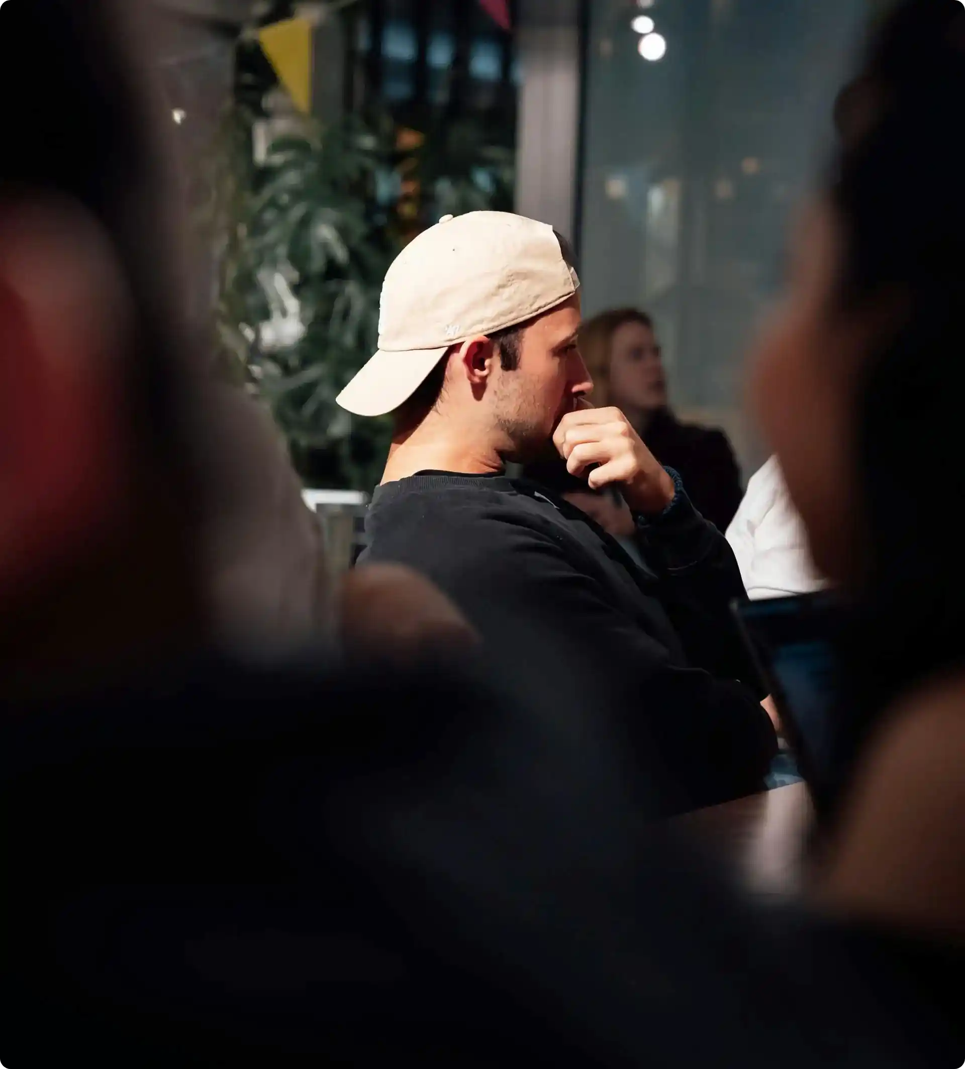 A worried man