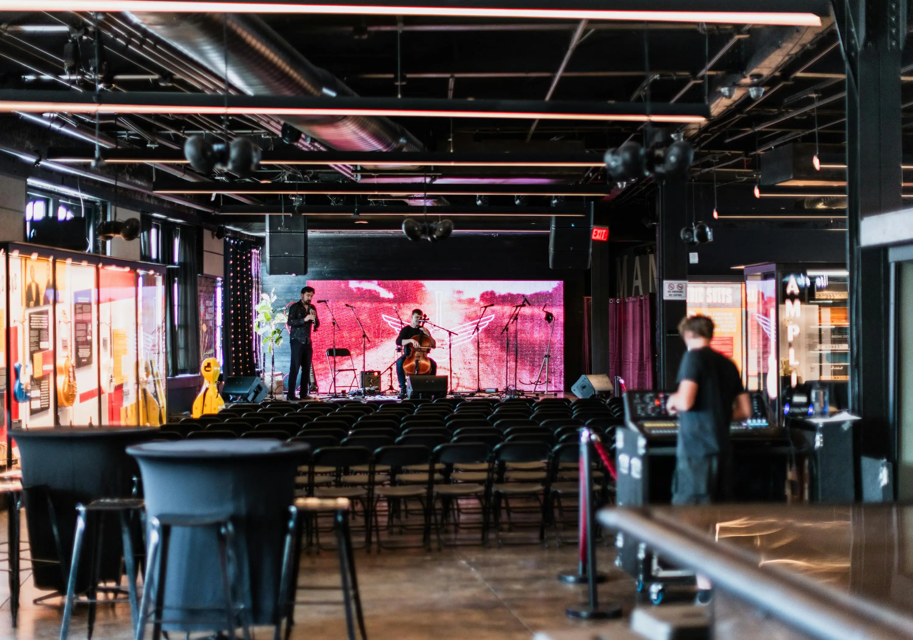 event site setup