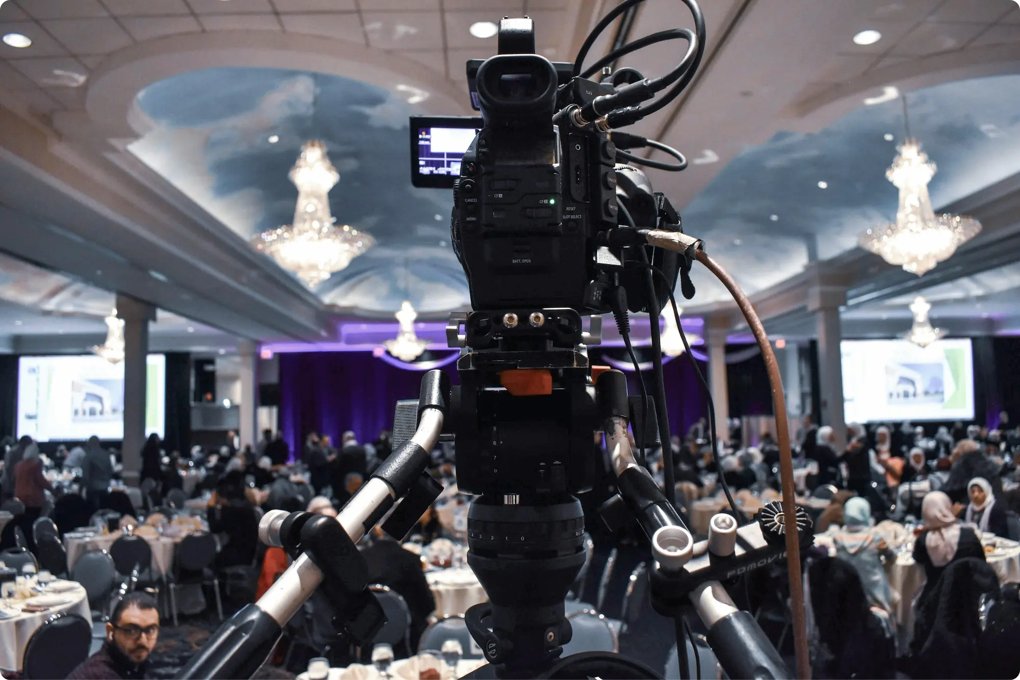 full event with camera
